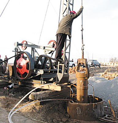 文登打井钻井过程介绍